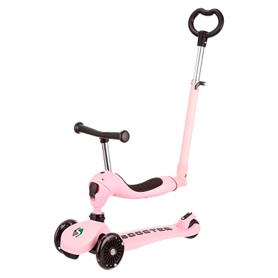 Самокат трансформер с ручкой управления Slider IT49P 1